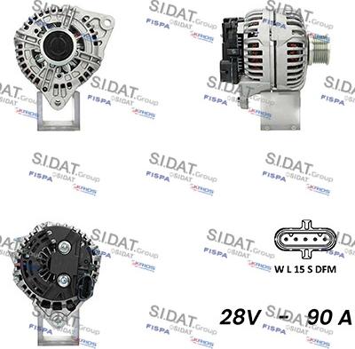 Sidat A24BH0045AS - Alternator furqanavto.az