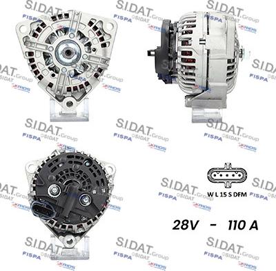 Sidat A24BH0011AS - Alternator furqanavto.az