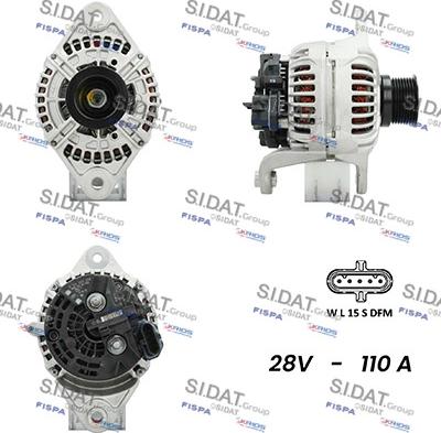 Sidat A24BH0082AS - Alternator furqanavto.az