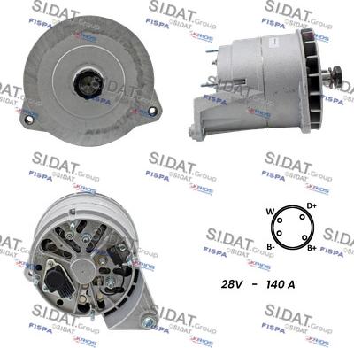 Sidat A24BH0033A2 - Alternator furqanavto.az