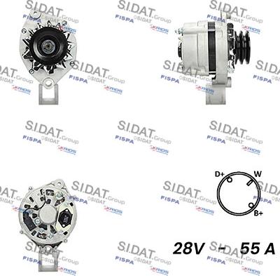 Sidat A24BH0076A2 - Alternator furqanavto.az