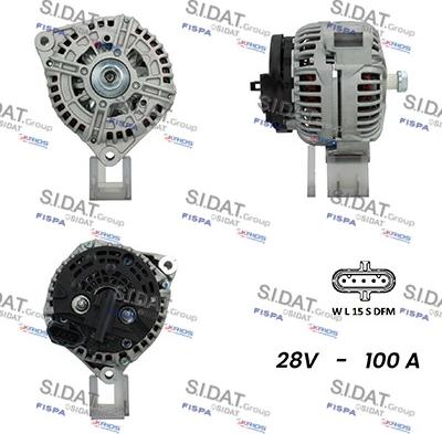 Sidat A24BH0113AS - Alternator furqanavto.az