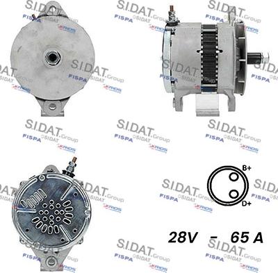 Sidat A24DE0143A2 - Alternator furqanavto.az