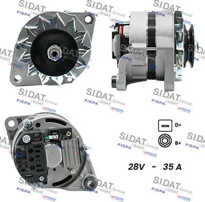 Sidat A24MA0001A2 - Alternator furqanavto.az