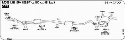 Sigam 074003 - Conta, egzoz borusu furqanavto.az