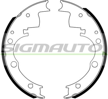 SIGMAUTO SFA165 10/10 - Əyləc Başlığı Dəsti furqanavto.az