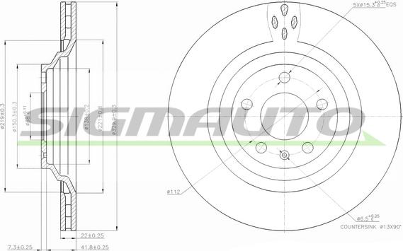 SIGMAUTO DBB240V - Əyləc Diski furqanavto.az