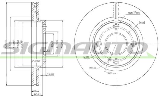 SIGMAUTO DBB740V - Əyləc Diski furqanavto.az