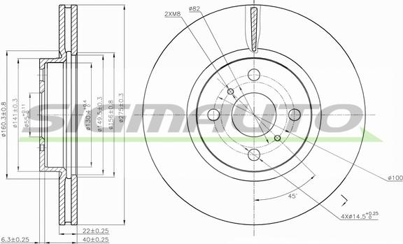 SIGMAUTO DBB780V - Əyləc Diski furqanavto.az