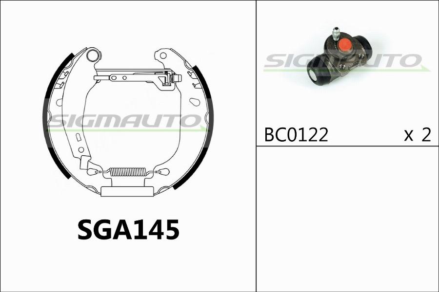 SIGMAUTO SGA145 - Əyləc Başlığı Dəsti furqanavto.az