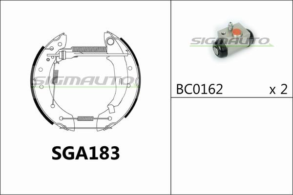 SIGMAUTO SGA183 - Əyləc Başlığı Dəsti furqanavto.az