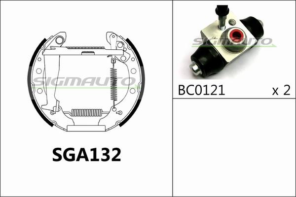 SIGMAUTO SGA132 - Əyləc Başlığı Dəsti furqanavto.az