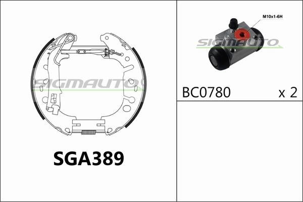 SIGMAUTO SGA389 - Əyləc Başlığı Dəsti furqanavto.az