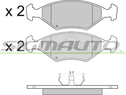 DJ Parts BP2259 - Əyləc altlığı dəsti, əyləc diski furqanavto.az