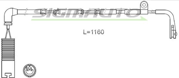 SIGMAUTO WI0644 - Xəbərdarlıq Kontakt, əyləc padinin aşınması furqanavto.az