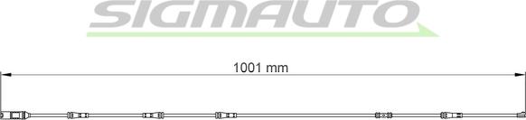 SIGMAUTO WI0753 - Xəbərdarlıq Kontakt, əyləc padinin aşınması furqanavto.az