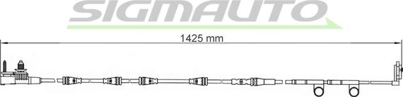SIGMAUTO WI0781 - Xəbərdarlıq Kontakt, əyləc padinin aşınması furqanavto.az