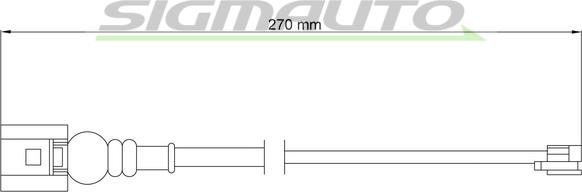 SIGMAUTO WI0773 - Xəbərdarlıq Kontakt, əyləc padinin aşınması furqanavto.az