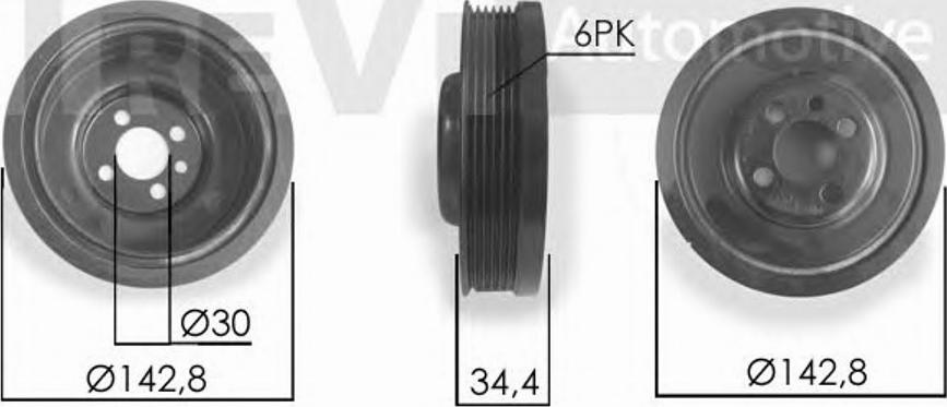 S&K SK0810821 - Kəmər kasnağı, krank mili furqanavto.az