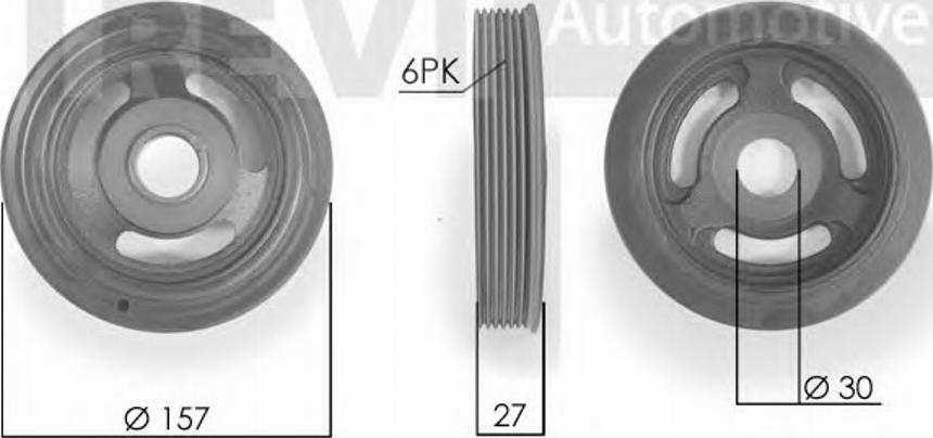 S&K SK769880 - Kəmər kasnağı, krank mili furqanavto.az