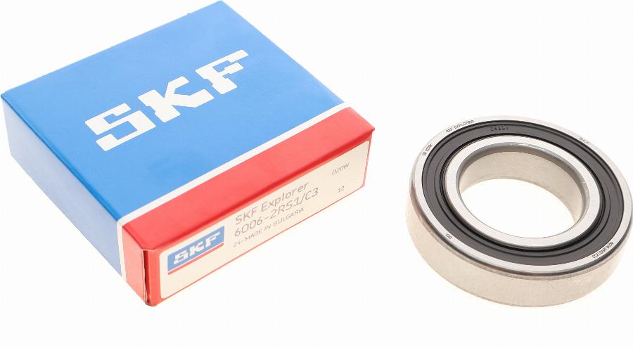 SKF 6006-2RS1/C3 - Dirək valının mərkəzi rulman dəstəyi furqanavto.az