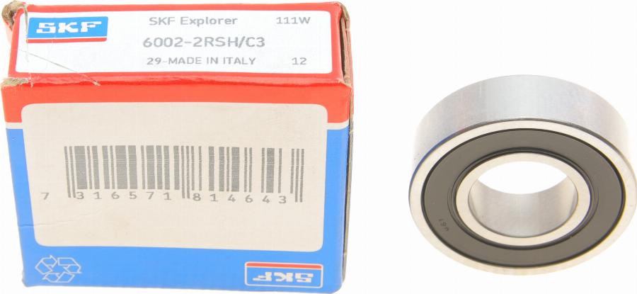 SKF 6002-2RSH/C3 - Poşinq furqanavto.az