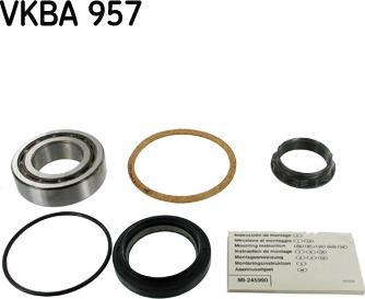 SKF VKBA 957 - Təkər qovşağı, podşipnik dəsti furqanavto.az