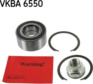 SKF VKBA 6550 - Təkər qovşağı, podşipnik dəsti furqanavto.az