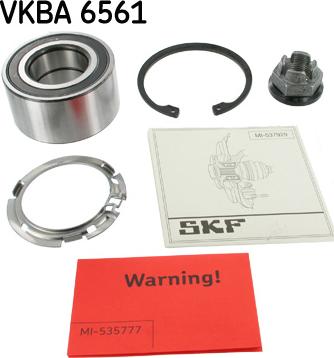 SKF VKBA 6561 - Təkər qovşağı, podşipnik dəsti furqanavto.az