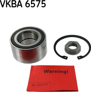 SKF VKBA 6575 - Təkər qovşağı, podşipnik dəsti furqanavto.az