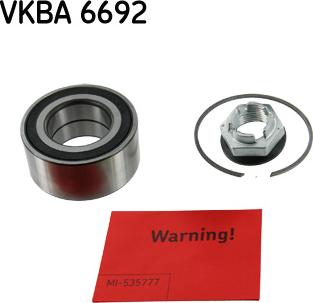 SKF VKBA 6692 - Təkər qovşağı, podşipnik dəsti furqanavto.az