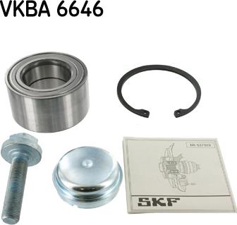 SKF VKBA 6646 - Təkər qovşağı, podşipnik dəsti furqanavto.az