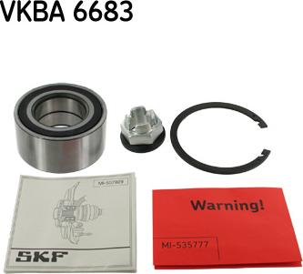 SKF VKBA 6683 - Təkər qovşağı, podşipnik dəsti furqanavto.az