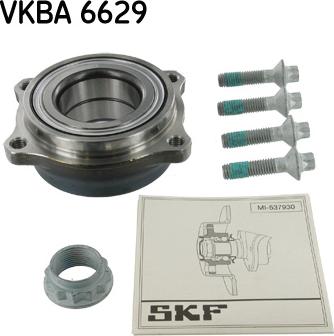 SKF VKBA 6629 - Təkər qovşağı, podşipnik dəsti furqanavto.az