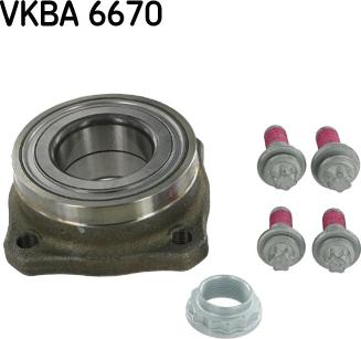 SKF VKBA 6670 - Təkər qovşağı, podşipnik dəsti www.furqanavto.az