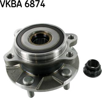 SKF VKBA 6874 - Təkər qovşağı, podşipnik dəsti furqanavto.az