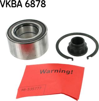 SKF VKBA 6878 - Təkər qovşağı, podşipnik dəsti furqanavto.az