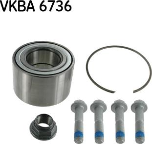 SKF VKBA 6736 - Təkər qovşağı, podşipnik dəsti furqanavto.az