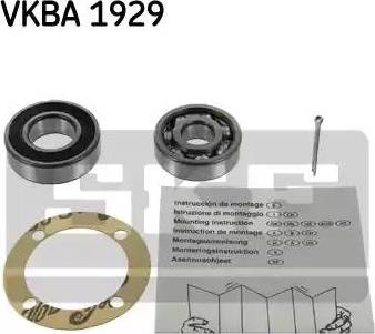 SKF VKBA 1929 - Təkər qovşağı, podşipnik dəsti furqanavto.az