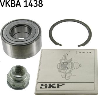 SKF VKBA 1438 - Təkər qovşağı, podşipnik dəsti furqanavto.az