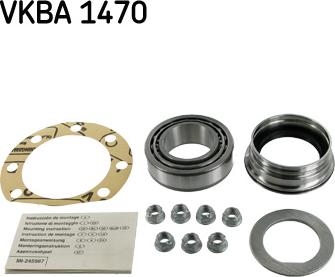 SKF VKBA 1470 - Təkər qovşağı, podşipnik dəsti furqanavto.az