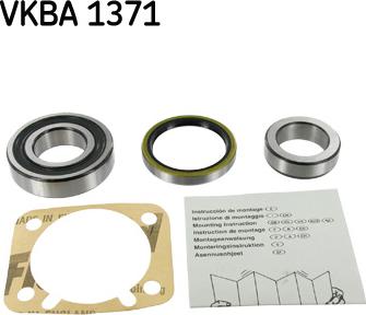 SKF VKBA 1371 - Təkər qovşağı, podşipnik dəsti furqanavto.az