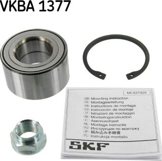 SKF VKBA 1377 - Təkər qovşağı, podşipnik dəsti furqanavto.az