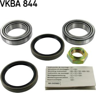 SKF VKBA 844 - Təkər qovşağı, podşipnik dəsti furqanavto.az