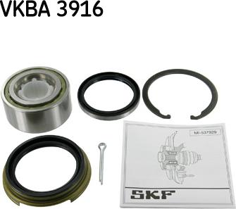 SKF VKBA 3916 - Təkər qovşağı, podşipnik dəsti furqanavto.az