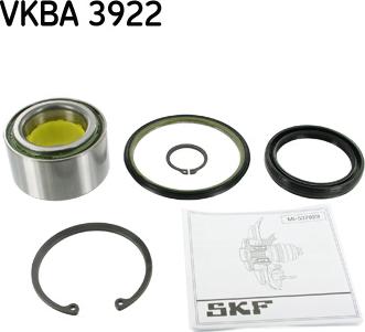 SKF VKBA 3922 - Təkər qovşağı, podşipnik dəsti furqanavto.az