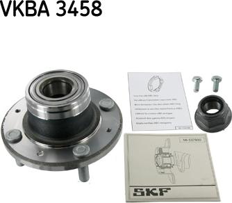 SKF VKBA 3458 - Təkər qovşağı, podşipnik dəsti furqanavto.az