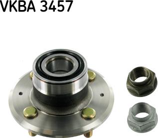 SKF VKBA 3457 - Təkər qovşağı, podşipnik dəsti furqanavto.az