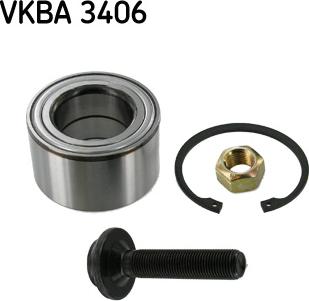 SKF VKBA 3406 - Təkər qovşağı, podşipnik dəsti furqanavto.az