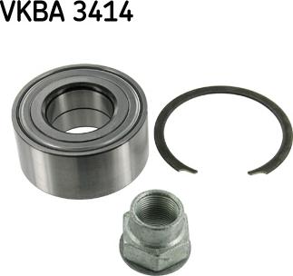 SKF VKBA 3414 - Təkər qovşağı, podşipnik dəsti furqanavto.az